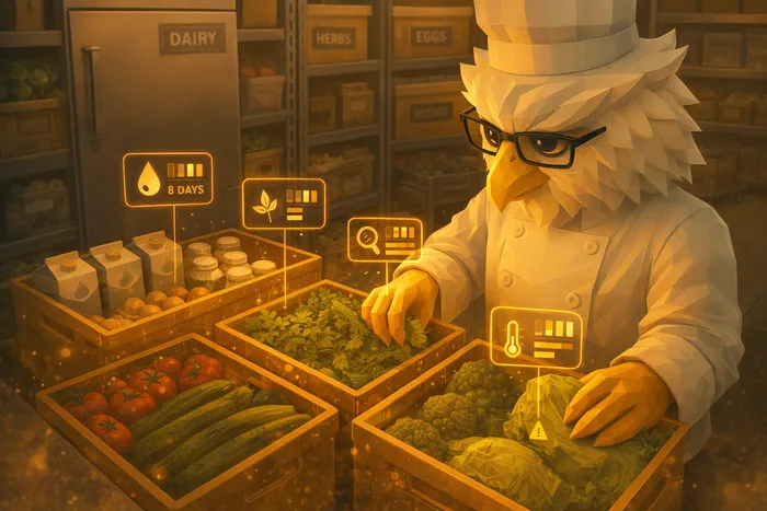 AI-powered restaurant kitchen coordination with inventory and supplier data